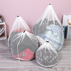 Túi đựng đồ giặt có dây rút dày lỗ to, túi đựng đồ chăm sóc quần áo bỏ máy giặt chống nhăn rách L1241