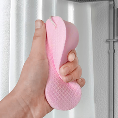 Mút tắm Bọt biển tắm trẻ em, miếng chà lưng hình hạt đậu, khăn tắm gia dụng dễ thương, bọt biển tắm dành cho nữ L1422