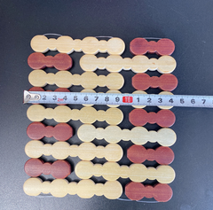 Thảm tre lót nồi cách nhiệt, tấm thảm bàn bếp, thảm tre lót chén bát chảo nóng đặt bàn L1814