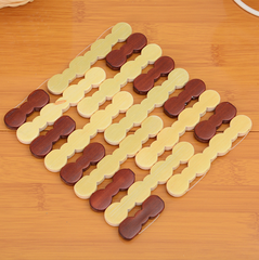 Thảm tre lót nồi cách nhiệt, tấm thảm bàn bếp, thảm tre lót chén bát chảo nóng đặt bàn L1814