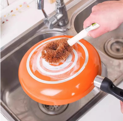 Bàn chợi cọ nồi sợi dừa tự nhiên, bàn chải tẩy dầu mỡ chuyên dụng cho nhà bếp, bàn chải vệ sinh và rử chén bát L1924