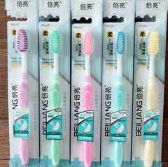 Bàn chải đánh răng BEILIANG, bàn chải đánh răng màu kẹo lông bàn chải mềm L2014