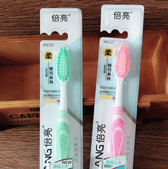 Bàn chải đánh răng BEILIANG, bàn chải đánh răng màu kẹo lông bàn chải mềm L2014