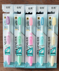 Bàn chải đánh răng BEILIANG, bàn chải đánh răng màu kẹo lông bàn chải mềm L2014