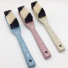 Bàn chải đánh giày cán dài hai tông màu, bàn chải đánh giày cán nhiều màu L2022