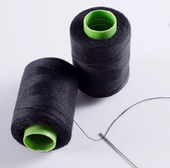 Bộ 2 cuộn chỉ khâu đen trắng cỡ lớn, chỉ may đa năng dùng vá quần áo, phụ kiện may mặc tiện dụng L2142