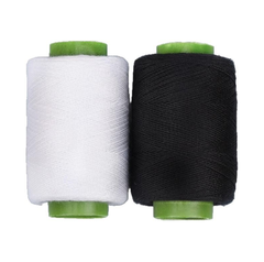 Bộ 2 cuộn chỉ khâu đen trắng cỡ lớn, chỉ may đa năng dùng vá quần áo, phụ kiện may mặc tiện dụng L2142