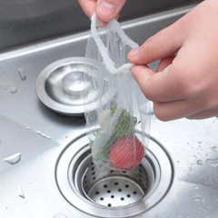 Set 100 Túi Lưới Lọc Rác Bồn Rửa Chén Túi Đựng Rác Bao Rác A3813