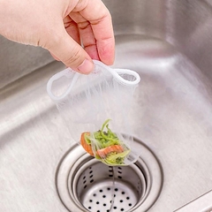 Set 100 Túi Lưới Lọc Rác Bồn Rửa Chén Túi Đựng Rác Bao Rác A3813