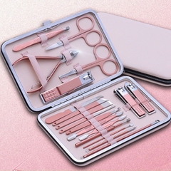 Bộ Dụng Cụ Cắt Tỉa Móng 18 Chi Tiết Đa Năng, Bộ Làm Nail Kèm Hộp  Nhỏ Gọn Siêu Đẹp Sang Chảnh A4831