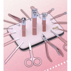 Bộ Dụng Cụ Cắt Tỉa Móng 18 Chi Tiết Đa Năng, Bộ Làm Nail Kèm Hộp  Nhỏ Gọn Siêu Đẹp Sang Chảnh A4831