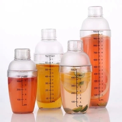 Bình Lắc Shaker Pha Chế Chia Vạch Nhựa Việt Nhật 600ML Trong suốt (0103) A1453