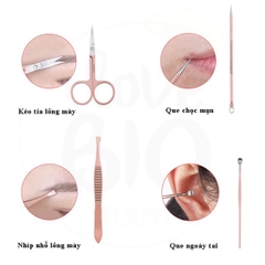 Bộ Dụng Cụ Cắt Tỉa Móng 18 Chi Tiết Đa Năng, Bộ Làm Nail Kèm Hộp  Nhỏ Gọn Siêu Đẹp Sang Chảnh A4831