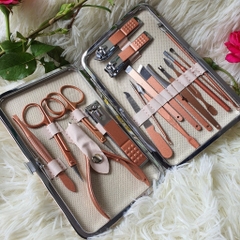 Bộ Dụng Cụ Cắt Tỉa Móng 18 Chi Tiết Đa Năng, Bộ Làm Nail Kèm Hộp  Nhỏ Gọn Siêu Đẹp Sang Chảnh A4831
