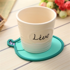 Miếng Lót Ly Hình Thú Silicon nhiều họa tiết hoạt hình dễ thương A3634