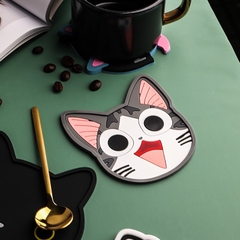 Miếng Lót Ly Hình Thú Silicon nhiều họa tiết hoạt hình dễ thương A3634