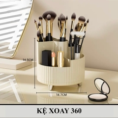 Kệ Đựng Mỹ Phẩm Đựng Đồ Trang Điểm Xoay 360 Độ K070