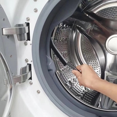 Bàn Chải Vệ Sinh Khe Hở Góc Chết Nhà Tắm Nhà Bếp, Cọ Vệ Sinh Khe Cửa Góc Rãnh A2541 - Cán Kim Loại