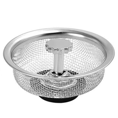 Nắp Lưới Lọc Rác Bồn Rửa Chén Có Tay Cầm Bằng Thép Không Gỉ Tiện Dụng Cho Nhà Bếp/ Phòng Tắm A4931