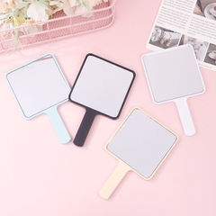 Gương Trang Điểm Cầm Tay Mini Nhỏ Gọn Bỏ Túi tiện lợi màu trơn mang du lịch A4821