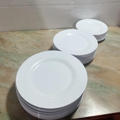 Đĩa Nhựa Tròn Việt Nhật Lòng Nông Cao Cấp Đựng Thức An (1208-4) A2942
