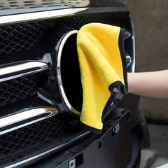 Khăn Vàng 30X40CM Lau Đa Năng Màu Vàng Lau Ô Tô Xe Hơi lau bếp lau kính lau tay 2 lớp siêu sạch siêu thấm hút A5132