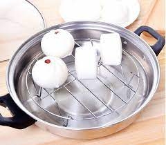 Giá Hấp Inox Lót Đáy Nồi, Rế Hấp Vỉ Hấp Tiện Lợi A1061