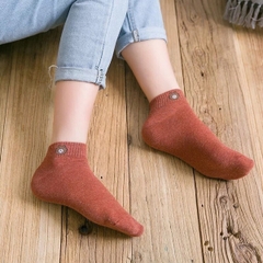 Sét 10 Đôi Vớ Gấu Xinh Đẹp Tất Vớ Nữ Cổ Ngắn Nhiều Màu Mềm Mại A3714