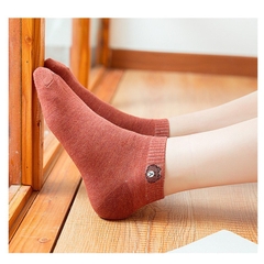Sét 10 Đôi Vớ Gấu Xinh Đẹp Tất Vớ Nữ Cổ Ngắn Nhiều Màu Mềm Mại A3714