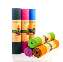 Thảm Tập Yoga 2 Lớp Dày 6MM Thảm Tập Gym, Chống Trơn Trượt Cao Cấp A0161