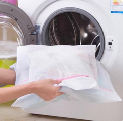 (Lưới Mịn) Túi Giặt Đồ Lưới Mịn Giặt Quần Áo Đồ Lót Túi Lưới Giặt Đồ Không Họa Tiết Lỗ Nhỏ Giảm nhăn L1821