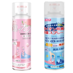 Bình Xịt Khử Mùi Giày 260ml Công Nghệ Bạc AG+, Chống Hôi Chân, Ngăn Mồ Hôi, Diệt Khuẩn, Hiệu Quả Đến 24h/ Hương Đào (Hồng)- A2732