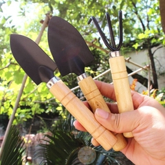 Bộ Cụng Cụ 3 Món Trồng Cây Cảnh, Cuốc Cào Xẻng Làm Vườn Trồng Rau Sạch Tại Nhà A1841