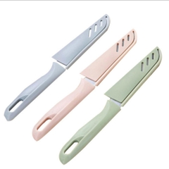 Dao Gọt Trái Cây Có Nắp Đậy An Toàn Sắc Bén Chất Liệu inox Tiện Lợi Mang Theo Du Lịch Dã Ngoại A2314