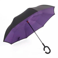 Ô Dù Gấp Ngược Đi Ô Tô Kiểu Nhật Che Nắng Mưa 2 Lớp 110CM A0152