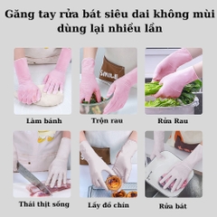 Bịch 30 Chiếc Găng Tay Cao Su Nhà Bếp Siêu Dai Dùng Lại Nhiều lần, Bao Tay Nấu Ăn Siêu Bền A4221