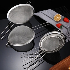 [ SIZE14CM ] Ray lọc bột, Ray lọc cháo, Lọc nước trái cây, vợt lọc trà bằng inox 14CM A5023