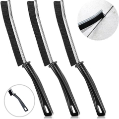 Bàn Chải Vệ Sinh Khe Hở Góc Chết Nhà Tắm Nhà Bếp, Cọ Vệ Sinh Khe Cửa Góc Rãnh A2541 - Cán Kim Loại