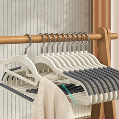 [ MÀU XANH] Móc Nhựa Treo Đồ chống Trượt Xoay 360 Độ A0711