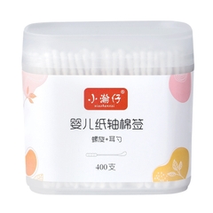 Hộp 200 Tăm Bông Ngoáy Tai 2 Đầu Vệ Sinh Tai - Đầu Nhỏ A4122