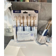 Combo 6 Bàn Chải Đánh Răng Nội Địa Trung Lông Mềm Cao Cấp A2554