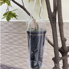 Túi Đựng Ly Giữ Nhiệt Trong Suốt Có Quai Xách Nhựa PVC A1443