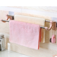 Giá Đôi Treo Khăn Inox Dán Tường Nhà Tắm Không Cần Khoan Vít A3243