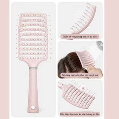 Lược Bán Nguyệt Tạo Kiểu Tóc Chải Bồng Xoăn Tóc đệm khí Massage Da đầu A2223