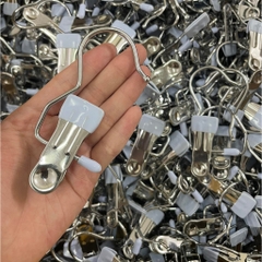 Móc Kẹp Đơn Treo Quần Áo, Mũ, Nón ,Tất, Vớ Bằng Inox Bọc Nhựa PVC Chắc Chắn Tiện Ích A2533