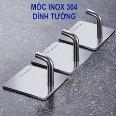 Móc Treo Inox 304 Dán Tường Siêu Dính Chịu Lực Treo Đồ A2131