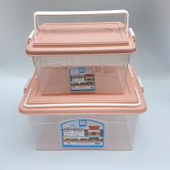 Hộp Lạnh Đựng Thực Phẩm 2 Quai Xách Việt Nhật (6521-3) Đựng Trái Cây Rau Củ Hộp Lớn A1873