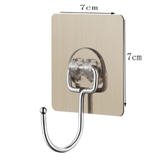 [ Bản Lớn-Loại Tốt ] Móc Dán Tường Đầu Dài Bản Lớn Treo Quần Áo Đa Năng  Có Vỉ A4232