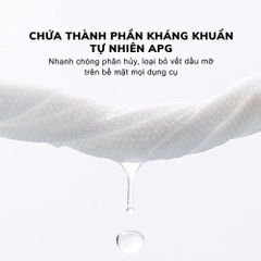 Khăn Ướt Lau Bếp Đa Năng Khăn Mềm Mại Thân Thiện Môi Trường A3921
