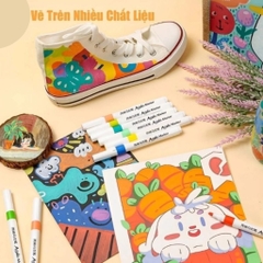 Bộ 60 Bút màu Acrylic Marker Thỏa Sức Đam Mê Vẽ Nghệ Thuật A2522